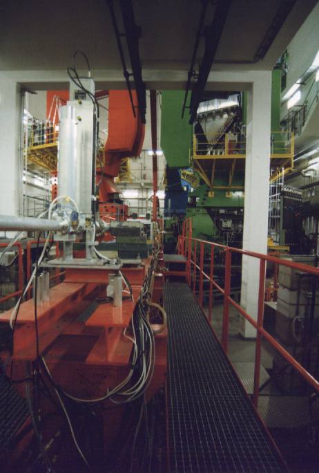 View from the beamline