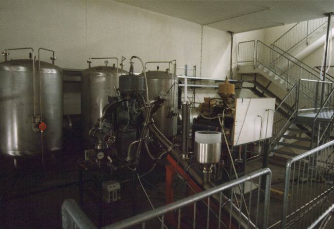 View of the cryo-machine setup